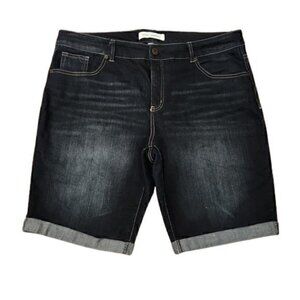 [Pure Energy] Hi Rise Cuffed Bermuda Shorts - Size 18W